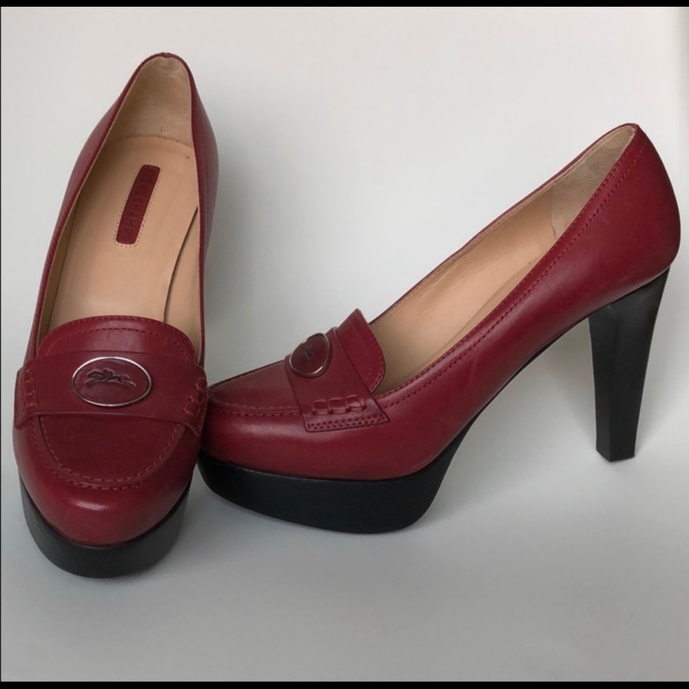 Long Champ Heels Shoes size 6 (36)